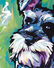 Laden Sie das Bild in den Galerie-Viewer, Malen nach Zahlen für Erwachsene | Hund mit aggressivem Blick | Figured'Art