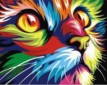 Laden Sie das Bild in den Galerie-Viewer, Malen nach Zahlen für Erwachsene | Raubkatze Pop Art | Figured'Art