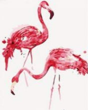 Laden Sie das Bild in den Galerie-Viewer, Malen nach Zahlen für Erwachsene | Rosarote Flamingos | Figured'Art
