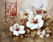 Laden Sie das Bild in den Galerie-Viewer, Malen nach Zahlen für Erwachsene | Hibiskus Blumen | Figured'Art