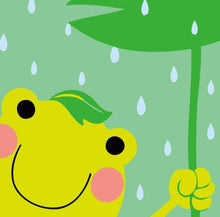 Laden Sie das Bild in den Galerie-Viewer, Malen nach Zahlen für Kinder | Frosch im Regen | Figured'Art