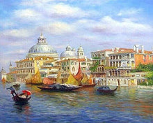 Laden Sie das Bild in den Galerie-Viewer, Malen nach Zahlen für Erwachsene | Gondoliere in Venedig | Figured'Art