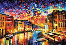 Laden Sie das Bild in den Galerie-Viewer, Malen nach Zahlen für Erwachsene | Canal Grande in Venedig | Figured'Art