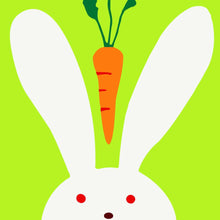 Laden Sie das Bild in den Galerie-Viewer, Malen nach Zahlen für Kinder | Hase mit Karotte 2 | Figured'Art