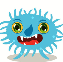 Laden Sie das Bild in den Galerie-Viewer, Malen nach Zahlen für Kinder | Hellblaues Monster | Figured'Art