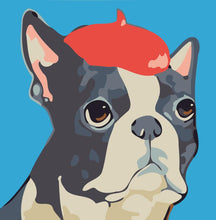Laden Sie das Bild in den Galerie-Viewer, Malen nach Zahlen für Kinder | Hund mit Mütze | Figured'Art