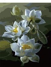 Laden Sie das Bild in den Galerie-Viewer, Malen nach Zahlen für Erwachsene | Schöne Lotusblüte | Figured'Art