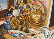 Laden Sie das Bild in den Galerie-Viewer, Malen nach Zahlen für Erwachsene | Malende Katze | Figured'Art
