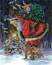 Laden Sie das Bild in den Galerie-Viewer, Malen nach Zahlen für Erwachsene | Weihnachtsmann mit Geschenken | Figured'Art