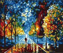 Laden Sie das Bild in den Galerie-Viewer, Malen nach Zahlen für Erwachsene | Leonid Afremov Frischer Abend | Figured'Art