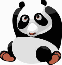 Laden Sie das Bild in den Galerie-Viewer, Malen nach Zahlen für Kinder | Lustiger Panda | Figured'Art