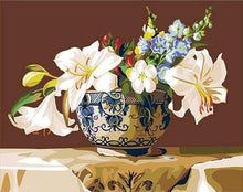 Laden Sie das Bild in den Galerie-Viewer, Malen nach Zahlen für Erwachsene | Duftende Lilien | Figured'Art