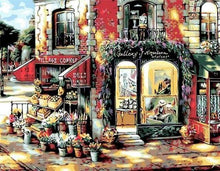 Laden Sie das Bild in den Galerie-Viewer, Malen nach Zahlen für Erwachsene | Kleiner Blumenladen | Figured'Art