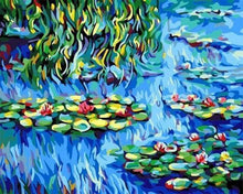 Laden Sie das Bild in den Galerie-Viewer, Malen nach Zahlen für Erwachsene | Lilien am Ufer | Figured'Art