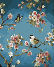 Laden Sie das Bild in den Galerie-Viewer, Malen nach Zahlen für Erwachsene | Vogel und Schmetterling | Figured'Art