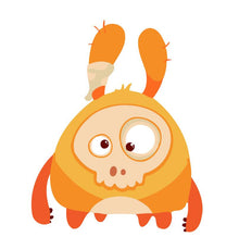 Laden Sie das Bild in den Galerie-Viewer, Malen nach Zahlen für Kinder | Oranges Monster 3 | Figured'Art