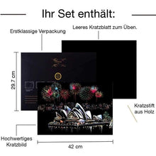 Laden Sie das Bild in den Galerie-Viewer, Kratzbild – Eiffelturm in Paris