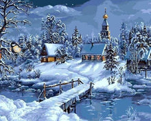 Laden Sie das Bild in den Galerie-Viewer, Malen nach Zahlen für Erwachsene | Landschaft Winter | Figured'Art