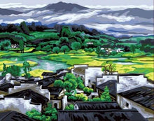 Laden Sie das Bild in den Galerie-Viewer, Malen nach Zahlen für Erwachsene | Dunkle Landschaft | Figured'Art