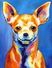 Laden Sie das Bild in den Galerie-Viewer, Malen nach Zahlen für Erwachsene | Glücklicher kleiner Hund | Figured'Art