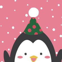 Laden Sie das Bild in den Galerie-Viewer, Malen nach Zahlen für Kinder | Pinguin mit Mütze | Figured'Art