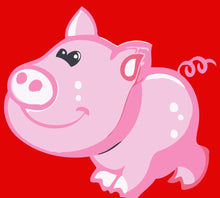 Laden Sie das Bild in den Galerie-Viewer, Malen nach Zahlen für Kinder | Pinkes Schwein 2 | Figured'Art