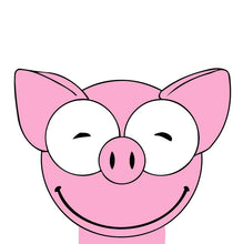 Laden Sie das Bild in den Galerie-Viewer, Malen nach Zahlen für Kinder | Pinkes Schwein 3 | Figured'Art