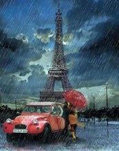 Laden Sie das Bild in den Galerie-Viewer, Malen nach Zahlen für Erwachsene | Regen beim Eiffelturm | Figured'Art
