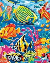 Laden Sie das Bild in den Galerie-Viewer, Malen nach Zahlen für Erwachsene | Aquariumfische | Figured'Art