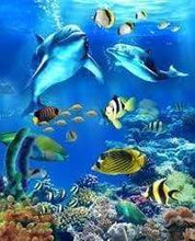 Laden Sie das Bild in den Galerie-Viewer, Malen nach Zahlen für Erwachsene | Fische und Delfine | Figured'Art