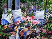 Laden Sie das Bild in den Galerie-Viewer, Malen nach Zahlen für Erwachsene | Erholung im Garten | Figured'Art