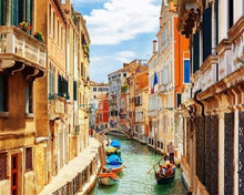 Laden Sie das Bild in den Galerie-Viewer, Malen nach Zahlen für Erwachsene | Gondelfahrt in Venedig | Figured'Art