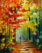 Laden Sie das Bild in den Galerie-Viewer, Malen nach Zahlen für Erwachsene | Einsamer spaziergang im Wald | Figured'Art