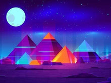 Laden Sie das Bild in den Galerie-Viewer, Malen nach Zahlen für Erwachsene | Bunte Pyramiden | Figured'Art