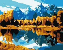 Laden Sie das Bild in den Galerie-Viewer, Malen nach Zahlen für Erwachsene | Wasserspiegelung | Figured'Art