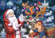 Laden Sie das Bild in den Galerie-Viewer, Malen nach Zahlen für Erwachsene | Treffen mit dem Weihnachtsmann | Figured'Art