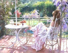 Laden Sie das Bild in den Galerie-Viewer, Malen nach Zahlen für Erwachsene | Die Erholung im Garten | Figured'Art
