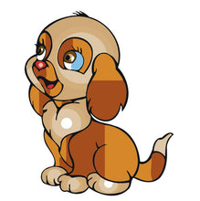 Laden Sie das Bild in den Galerie-Viewer, Malen nach Zahlen für Kinder | Schöner Hund | Figured'Art