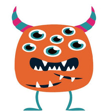 Laden Sie das Bild in den Galerie-Viewer, Malen nach Zahlen für Kinder | Sechsäugiges Monster | Figured'Art