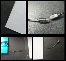 Laden Sie das Bild in den Galerie-Viewer, accessoires broderie diamant | Tablette lumineuse LED pour la Broderie Diamant - chargement port USB | Figured’Art