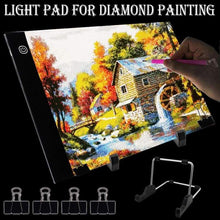 Laden Sie das Bild in den Galerie-Viewer, accessoires broderie diamant | Tablette lumineuse LED pour la Broderie Diamant - chargement port USB | FiguredArt