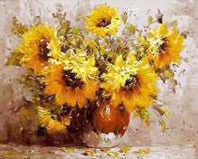 Laden Sie das Bild in den Galerie-Viewer, Malen nach Zahlen Erwachsene Sonnenblumen Figured'Art
