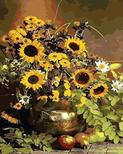 Laden Sie das Bild in den Galerie-Viewer, Malen nach Zahlen für Erwachsene | Sonnenblumen und Früchte | Figured'Art