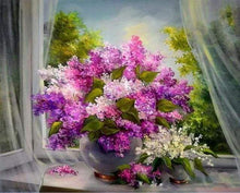 Laden Sie das Bild in den Galerie-Viewer, Malen nach Zahlen für Erwachsene | Vase am Fenster | Figured'Art