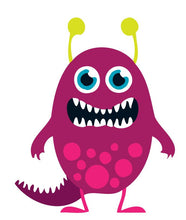 Laden Sie das Bild in den Galerie-Viewer, Malen nach Zahlen für Kinder | Violettes Monster 2 | Figured'Art