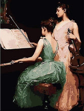 Laden Sie das Bild in den Galerie-Viewer, Malen nach Zahlen für Erwachsene | Violine und Klavier | Figured'Art