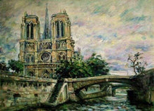 Laden Sie das Bild in den Galerie-Viewer, Malen nach Zahlen für Erwachsene | Blick auf Notre Dame und die Brücke | Figured'Art