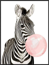 Laden Sie das Bild in den Galerie-Viewer, Malen nach Zahlen für Erwachsene | Zebra und Kaugummi | Figured'Art